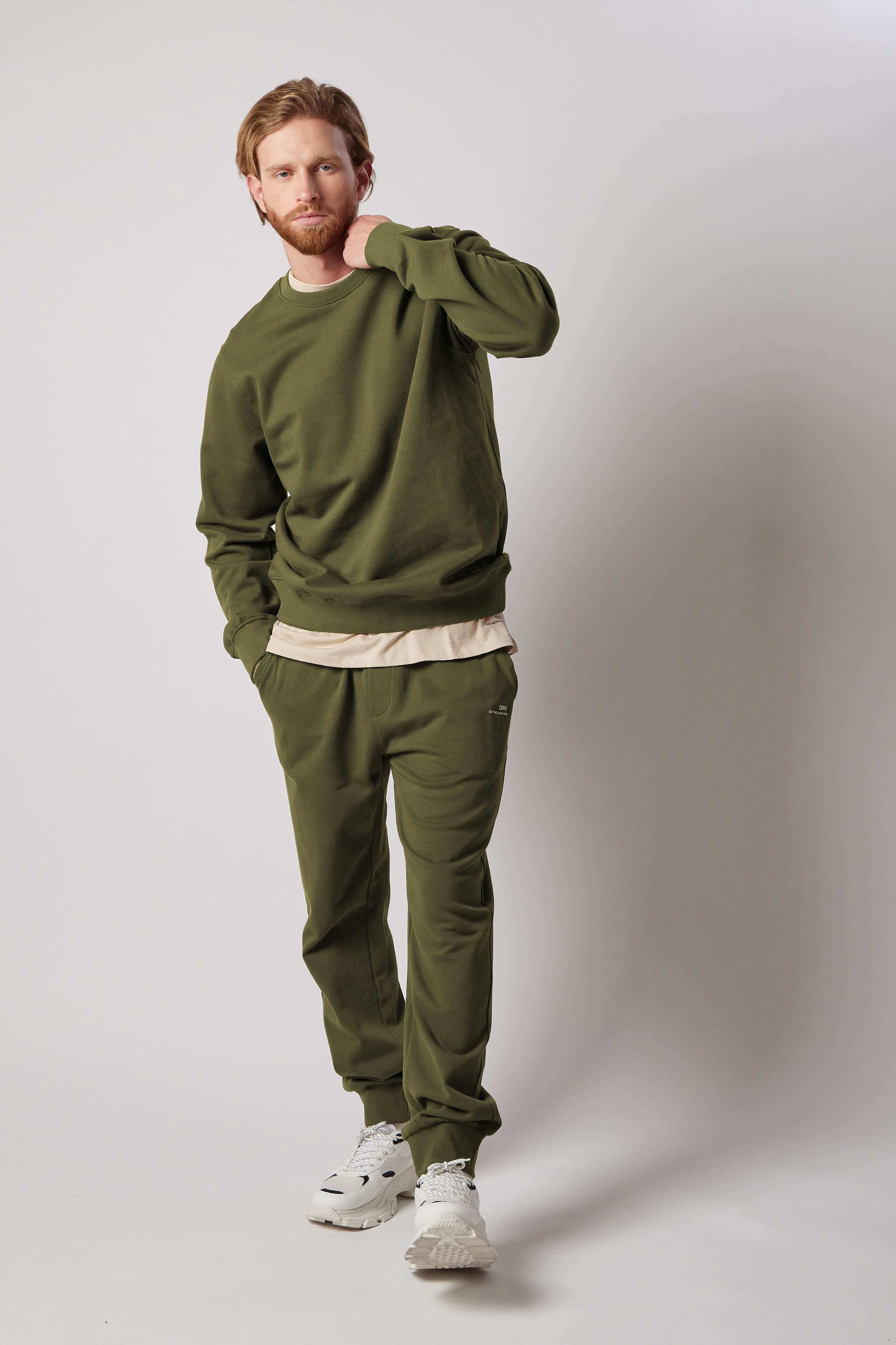 OWN OFF WITH NATURE - Wholesale Lounge Set - Men's - Crewneck Sweatshirt Set + Fleece Joggers10