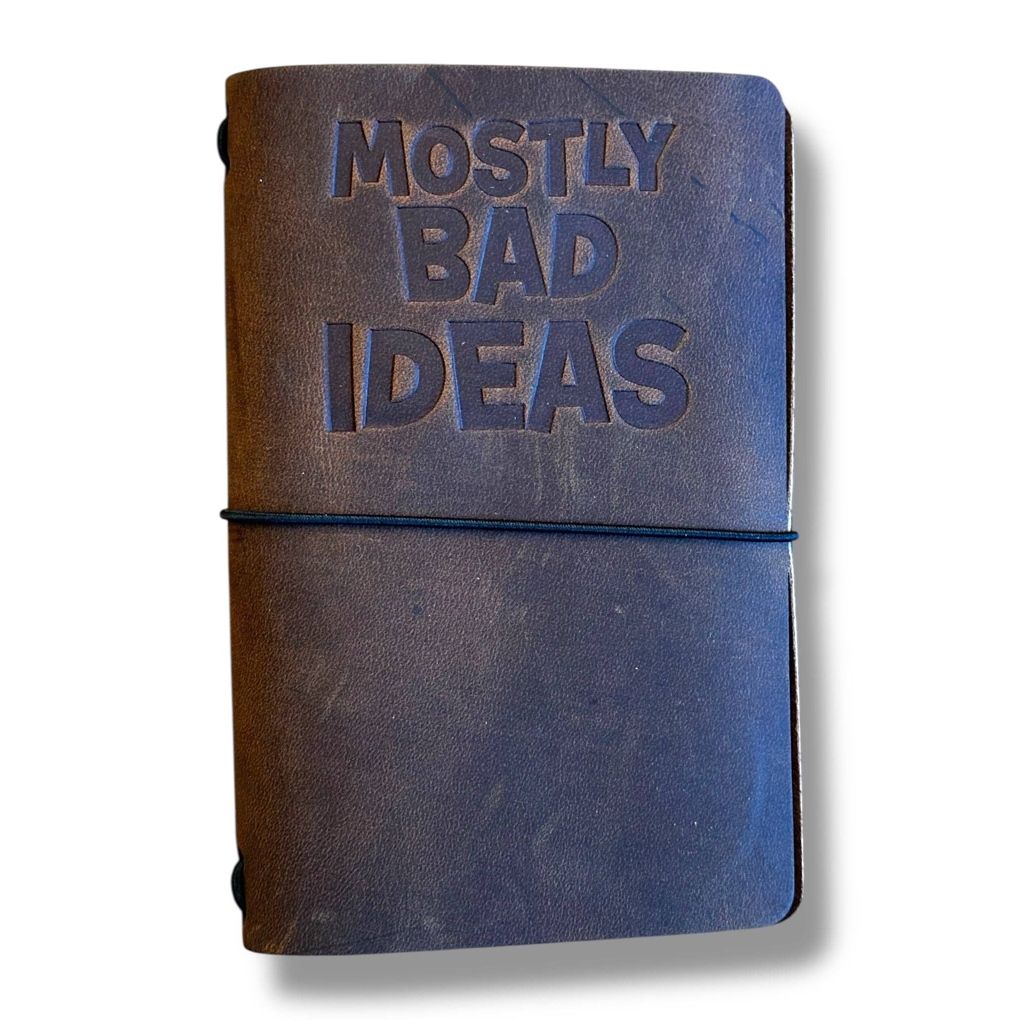 Sophisticate Supply Co. - Wholesale Journal/Diary - Refillable Leather Journal - Mostly Bad Ideas2