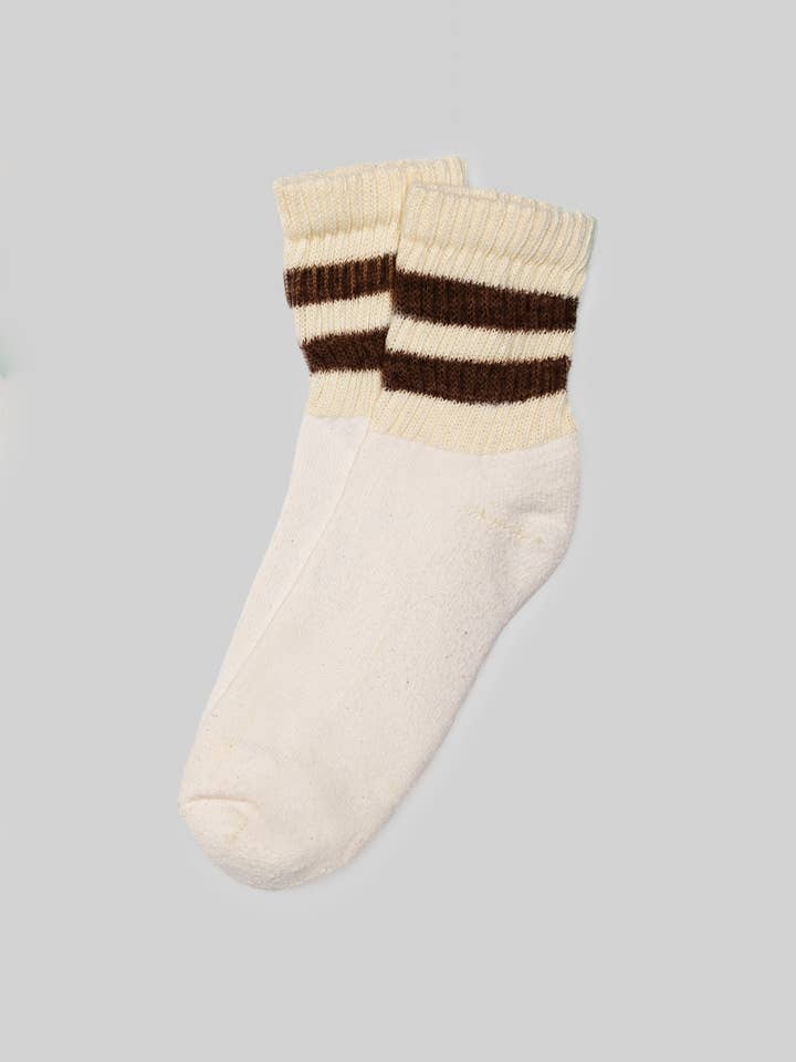 American Trench - Wholesale Socks - Unisex - The Mono Stripe Quarter Crew2