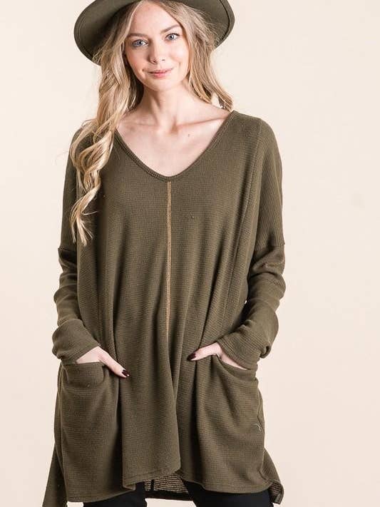 THERMAL LONG SLEEVE TUNIC1 for wholesale by JADE BY JANE