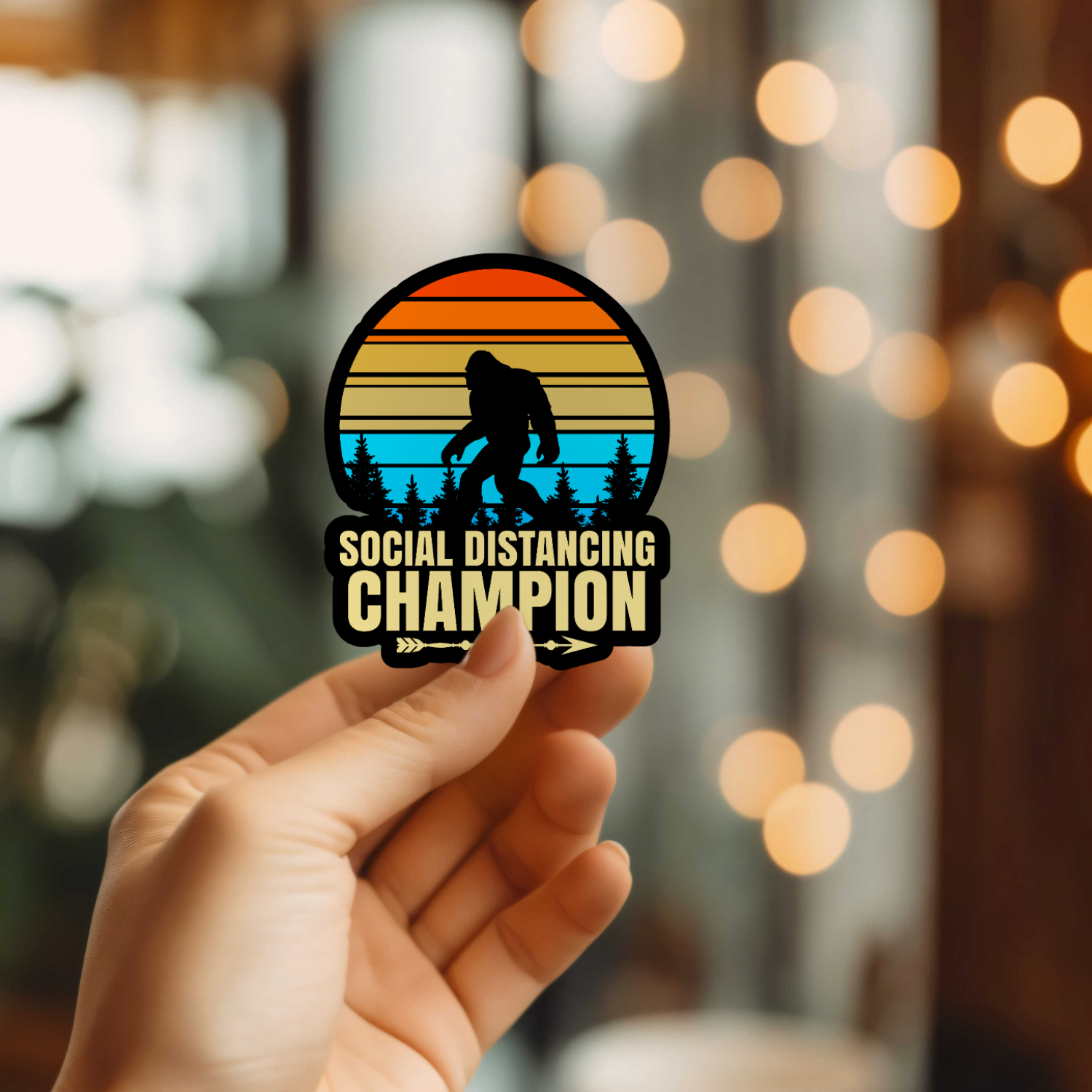 Mystical Monkey Toes – Großhandel Aufkleber – Aufkleber für den Champion der sozialen Distanzierung0