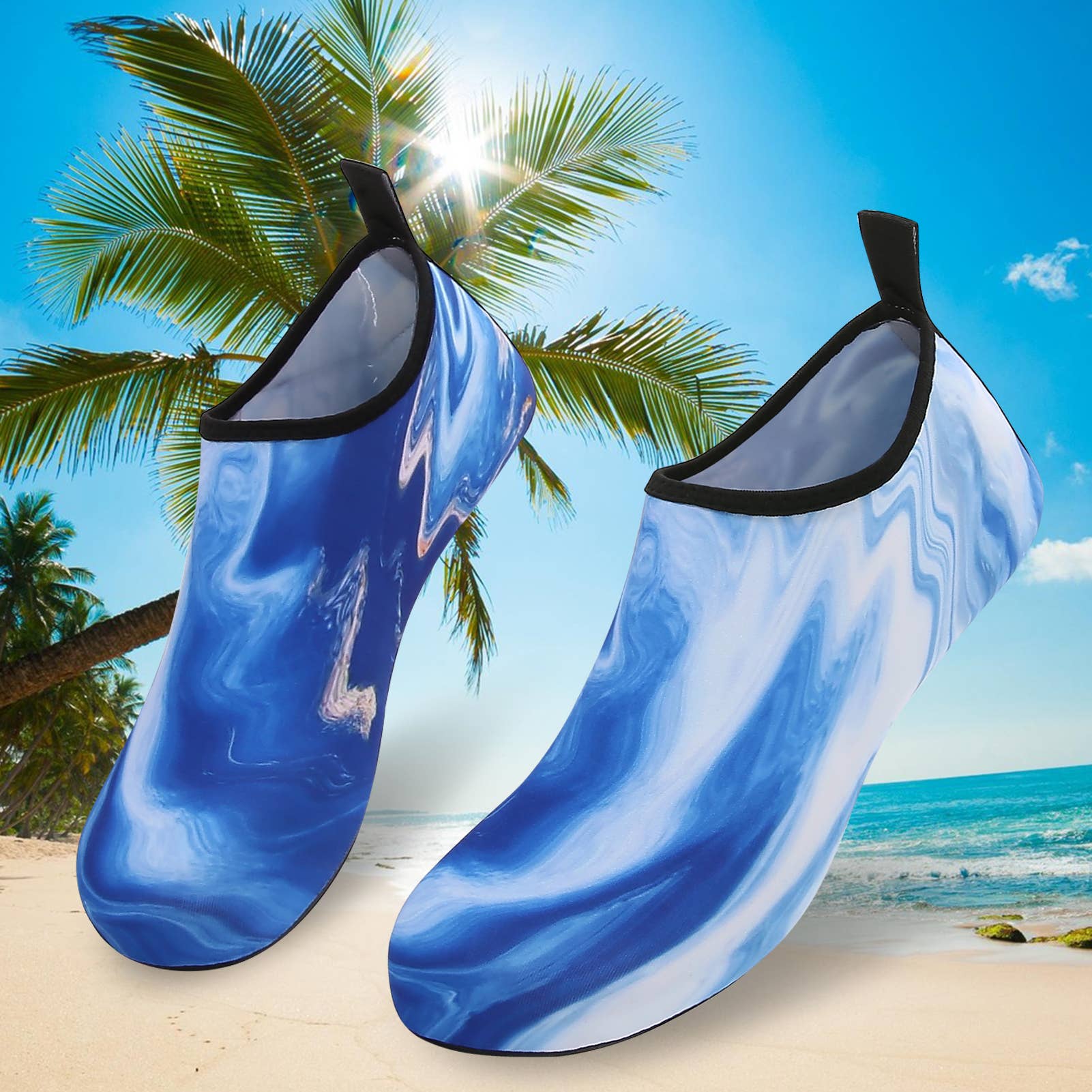 Shop Lev - Wholesale Water Shoes - Women's - Unisex Anti-Slip Socks Quick Dry Beach Water Shoes [Pck] -542