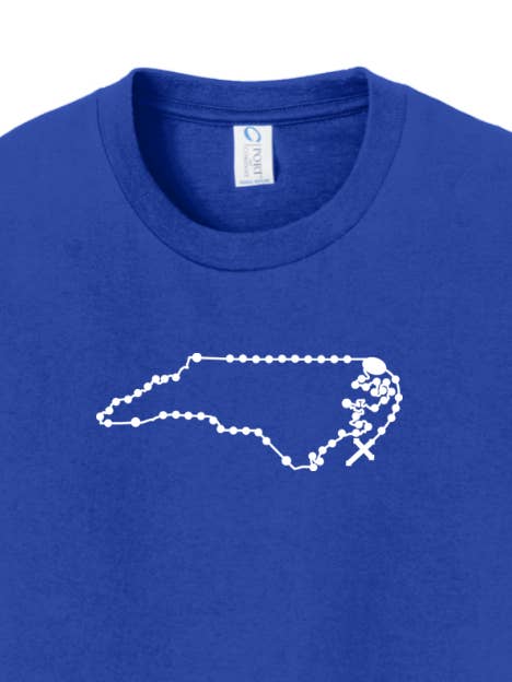 T-shirt Jeunesse Chapelet Catholique de Caroline du Nord pour la vente par Sock Religious