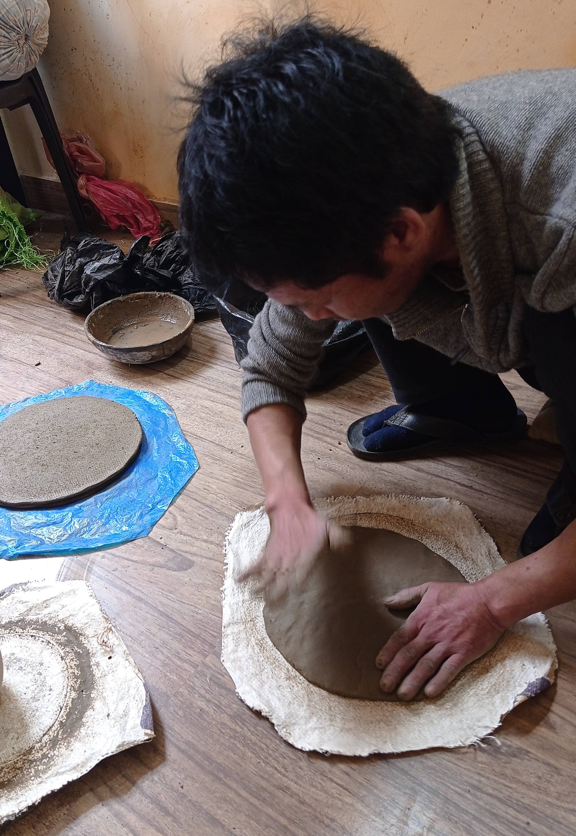 Casa Amarosa - Wholesale Decorative Tray - Earthenware Clay Longpi Pottery Tray, 9 x 6 x 1.5 Inch6