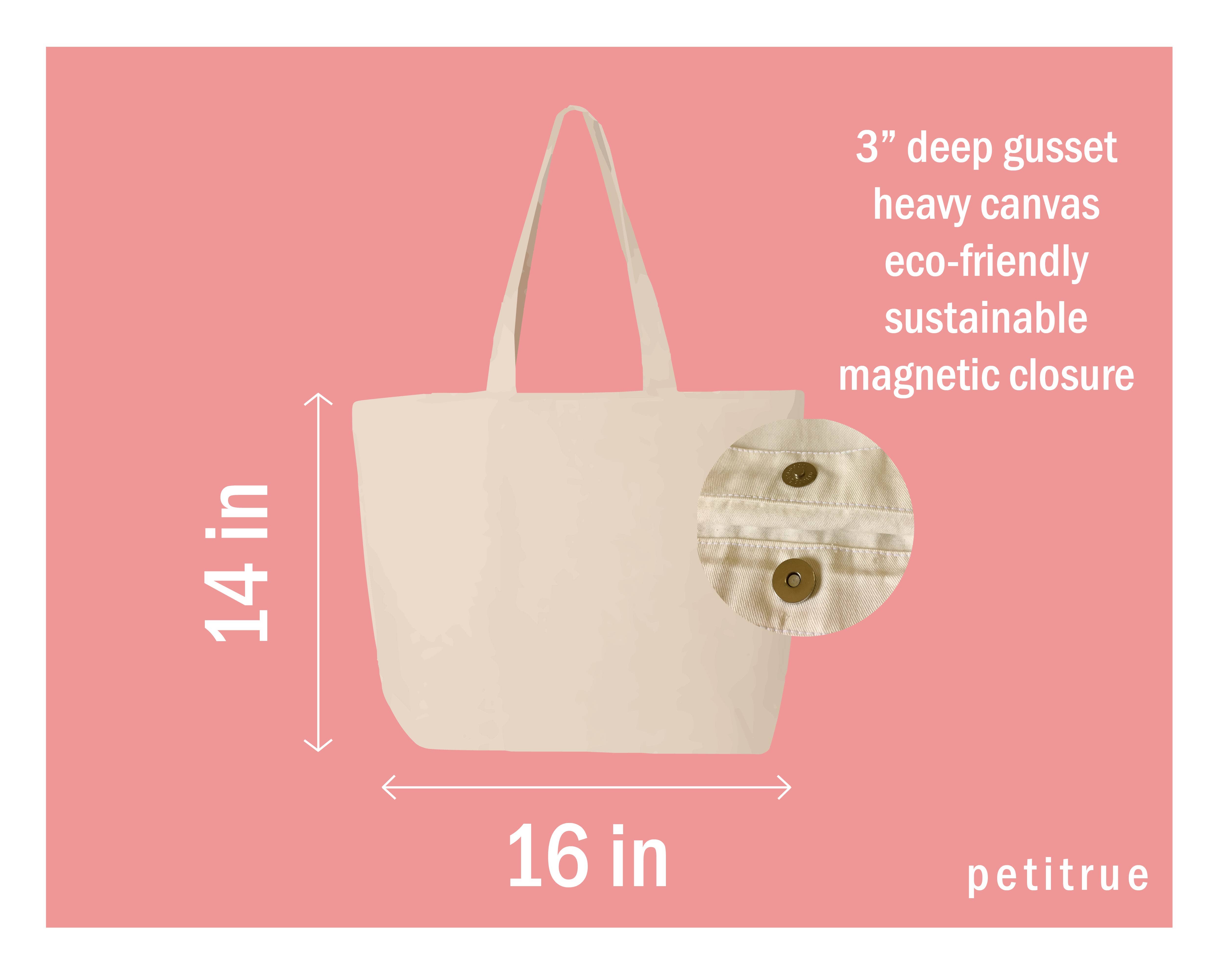 P E T I T R U E – Sacola - Mulher por atacado – Bolsa de lona primavera com flores silvestres prensadas vintage2