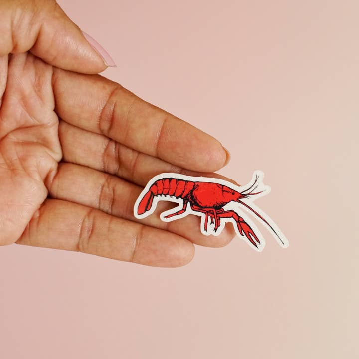 Crawfish Vinyl Sticker for wholesale by Statement Goods