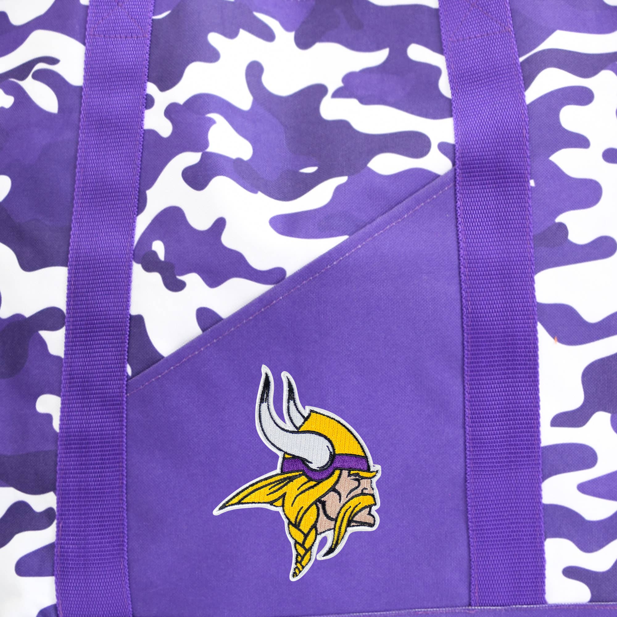 Little Earth Productions - Wholesale Tote Bag - Women's - NFL Minnesota Vikings Super-Duty Camo Tote1