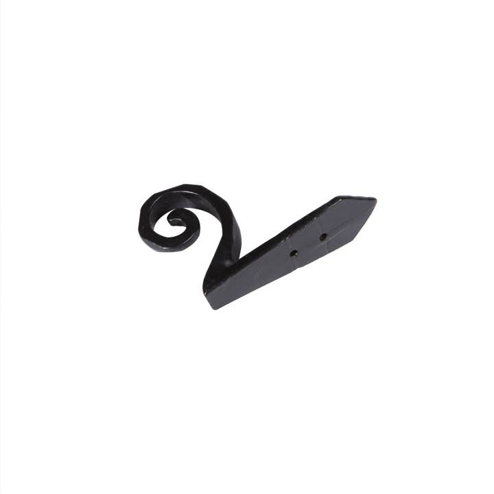 Rinkit Ltd – wholesale Wall hook – Hammered Scroll Hook - W30mm x H95mm - Black3