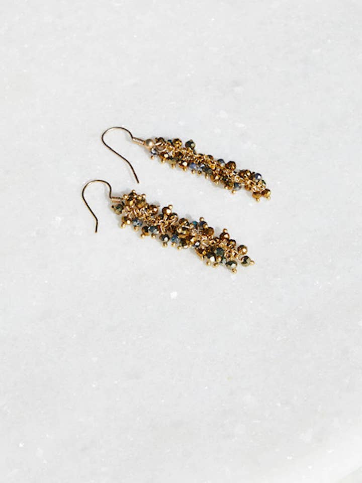 Boucles d'oreilles pendantes corde pour la vente par Bittersweet Designs