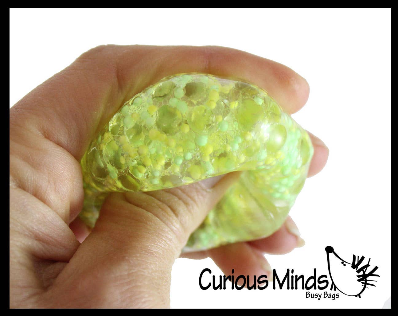 Curious Minds Toys - Wholesale Stress Relief Ball/Dough - 1 Pack of 3 Stress Balls -Small Amazing 1.5" Confetti Bead5