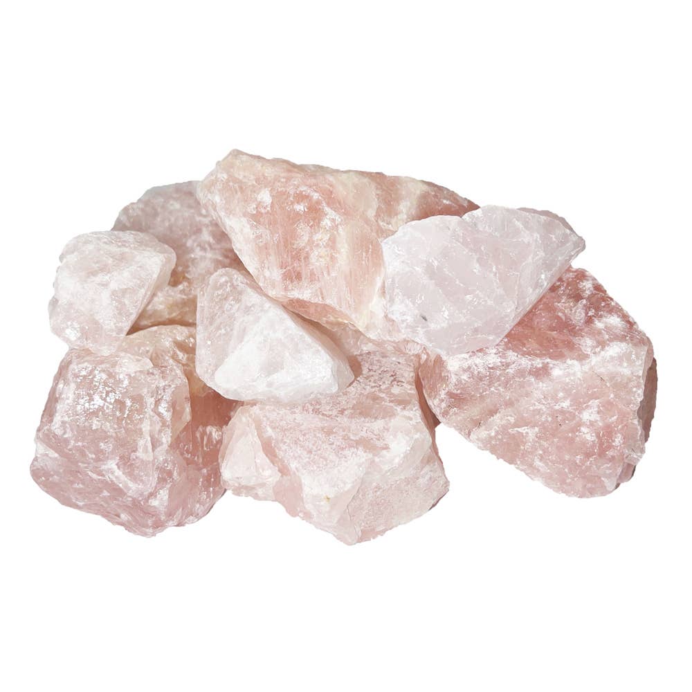 France Mineraux - Venta al por mayor Piedras/cristales espirituales - Piedras en bruto de cuarzo rosa - 1 kg0