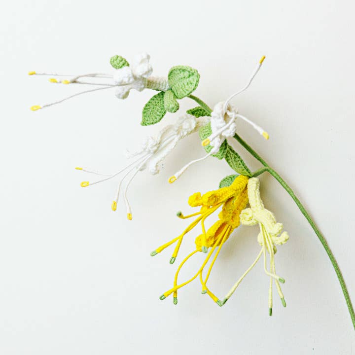 Handmade Crochet Flower- Honeysuckle for wholesale by The Way to You