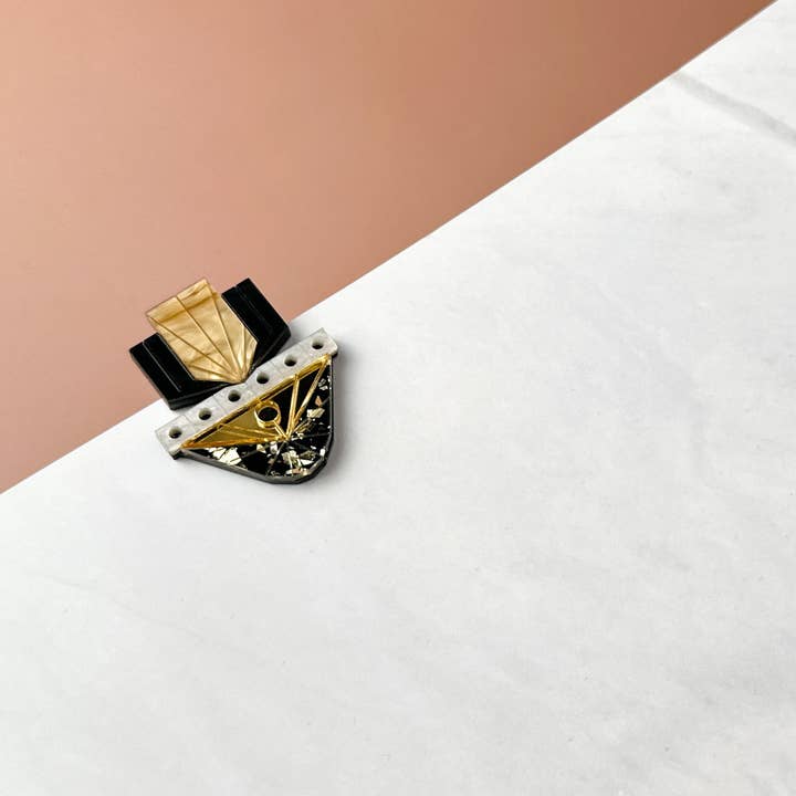 Ophelia Small Brooch for wholesale by Little Geraldine