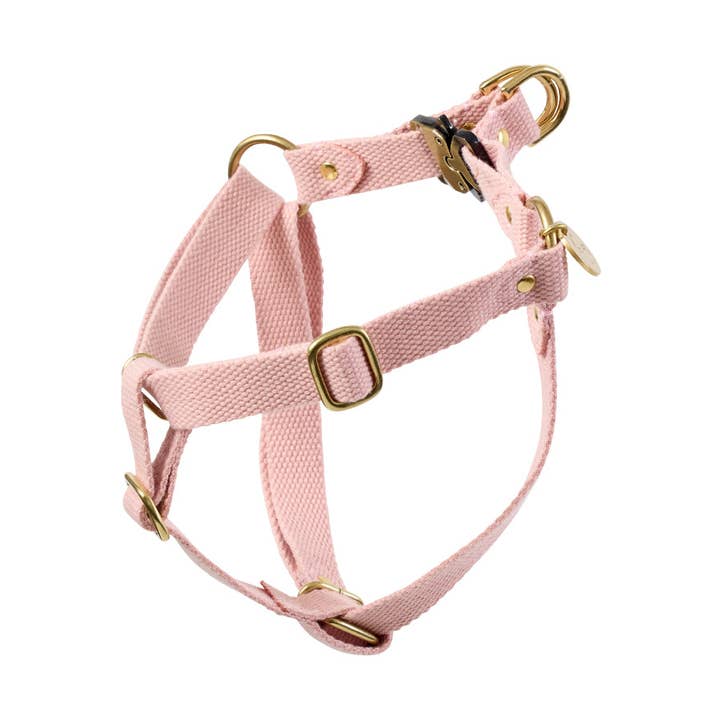 Sebastian Says - Wholesale Pet harness – Dog - Webbing Step In Harness - Soft Pink0