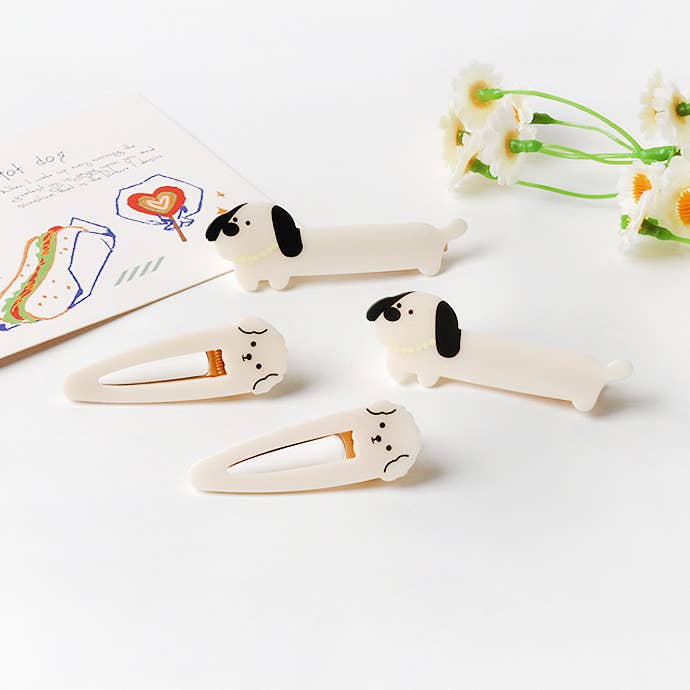 SoapElenGlen - Vendita all'ingrosso Fermaglio per capelli - Donna - Fermaglio per Capelli con Design di Cucciolo Adorabile, Accessori per Capelli Animali4