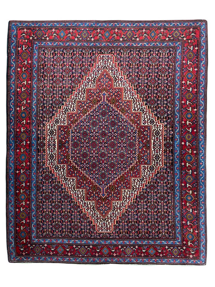 Senneh Persian Vintage Hand Knotted Wool Rug - 160 x 120 cm for wholesale by Imaco Rugs