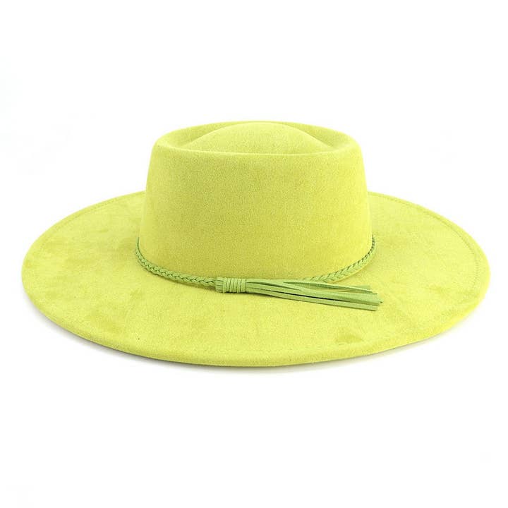 ACCITY - Wholesale Fedora - Women's - COUPLE WIDE BRIM HAT FLAT BRIM GENTLEMAN HAT_CWAH17711