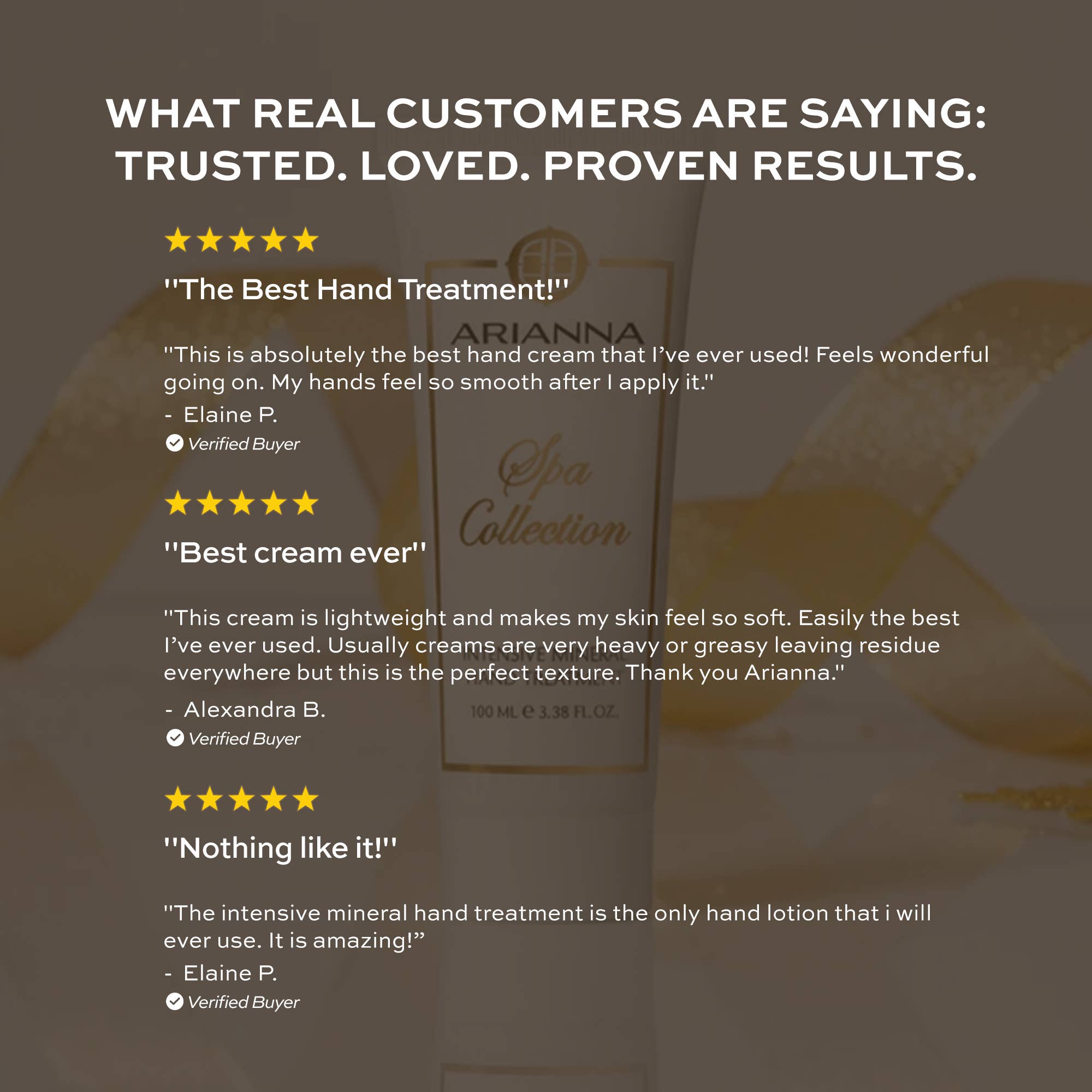 Arianna Skincare – Creme/loção para as mãos por atacado – Tratamento intensivo para mãos com minerais do Mar Morto8