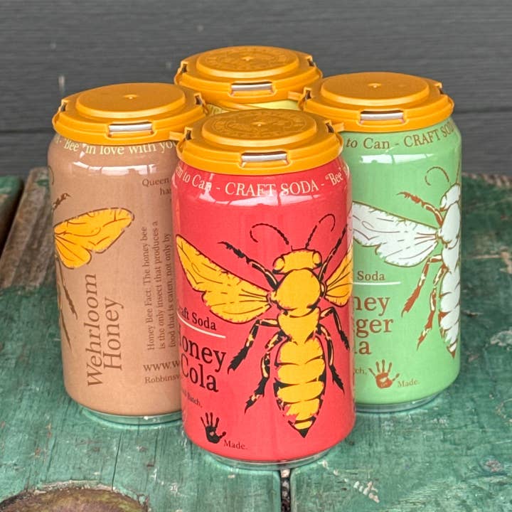 Pack de 4 Sodas Variés pour la vente par Wehrloom Honey