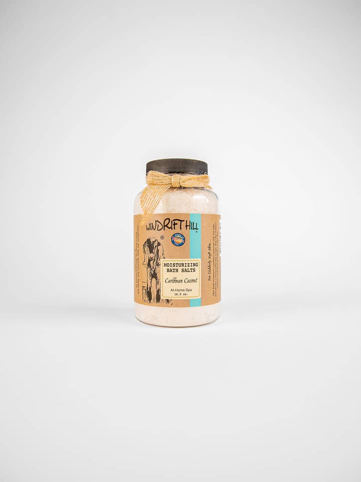 Coco das Caraíbas | Sal de Banho Hidratante por atacado de Windrift Hill Goat Milk Skincare