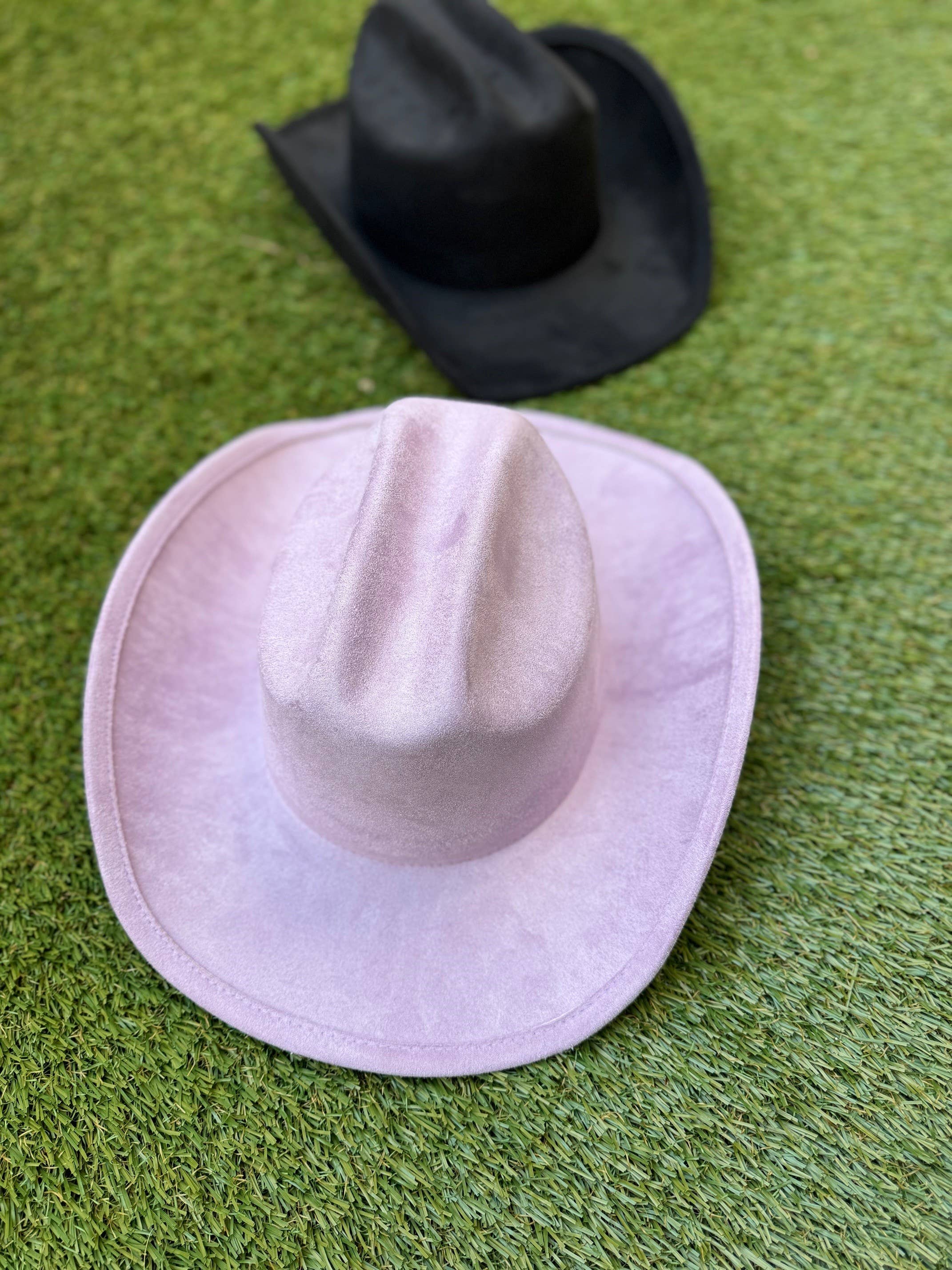 Love and Thyme - Wholesale Cowboy Hat - Women's - Best Seller! Vegan Suede Solid Color Western Cowboy Hat
3