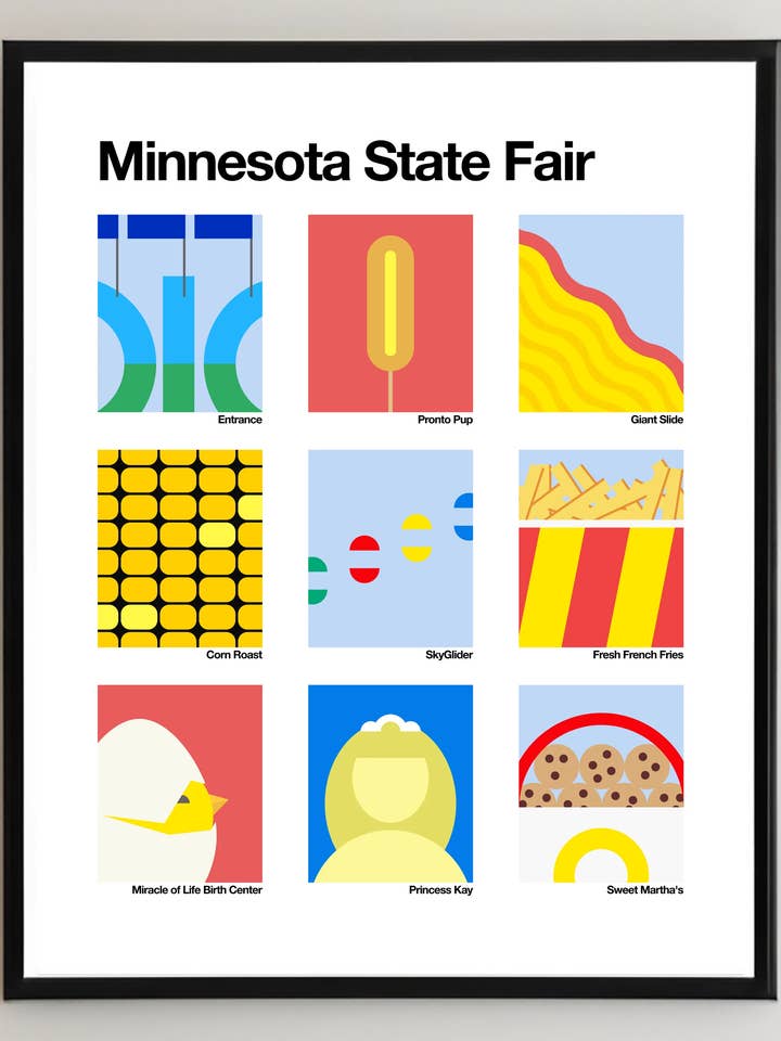 Minnesota State Fair Zusammenstellung | Kunstdruck für den Großhandel von Little Dipper Art