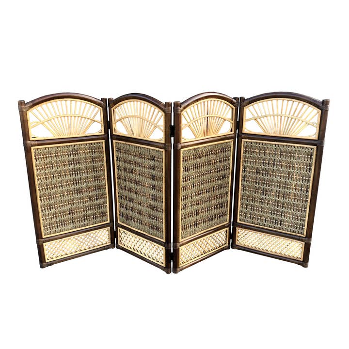 D-Art Collection - Wholesale Room Divider - D-Art Collection Half Seagrass Divider1