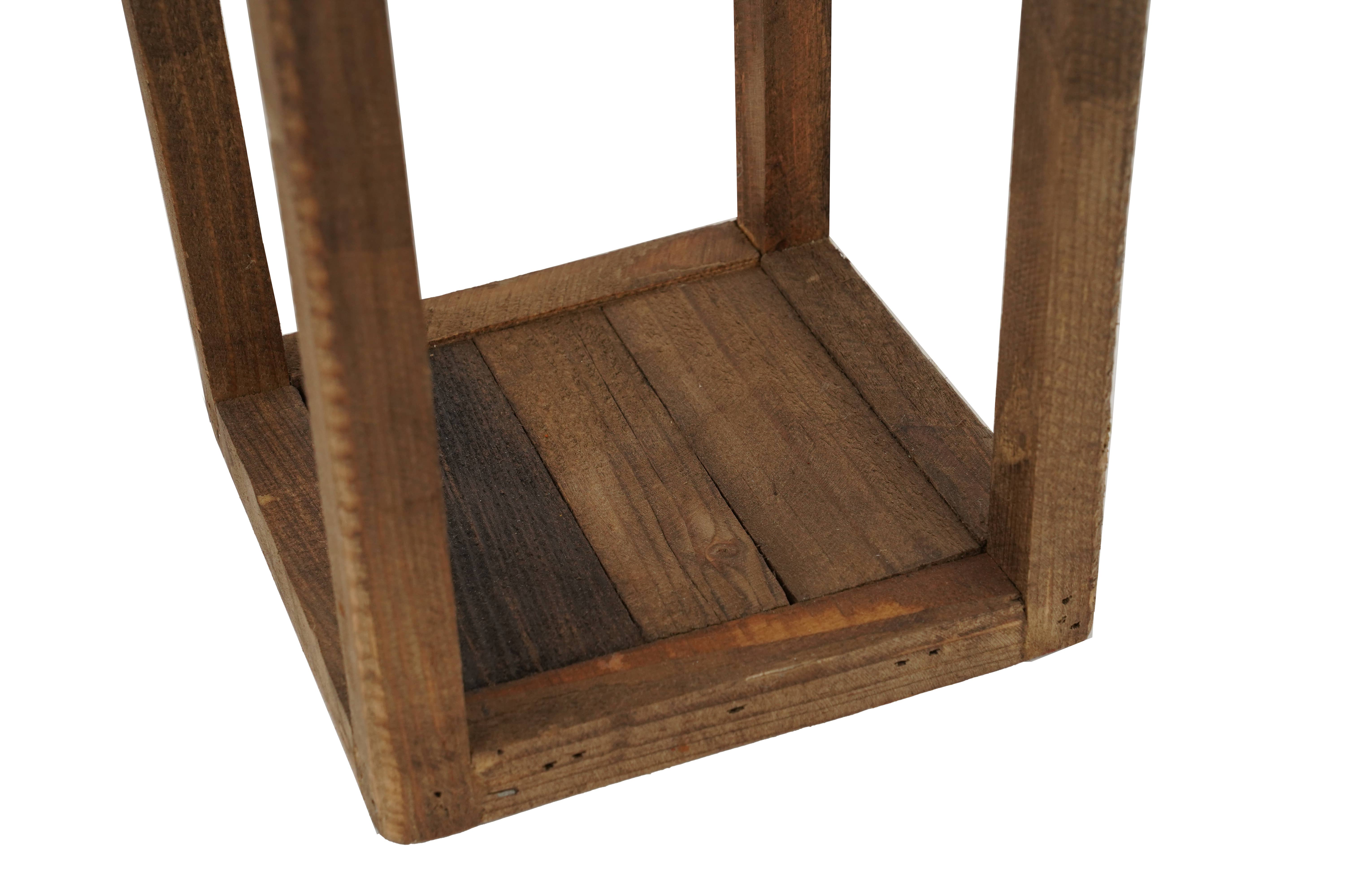 My Amigos Imports - Wholesale Lantern - Mesa Trails Wood and  Iron Lantern-8x8x22 inches-5 Colors11