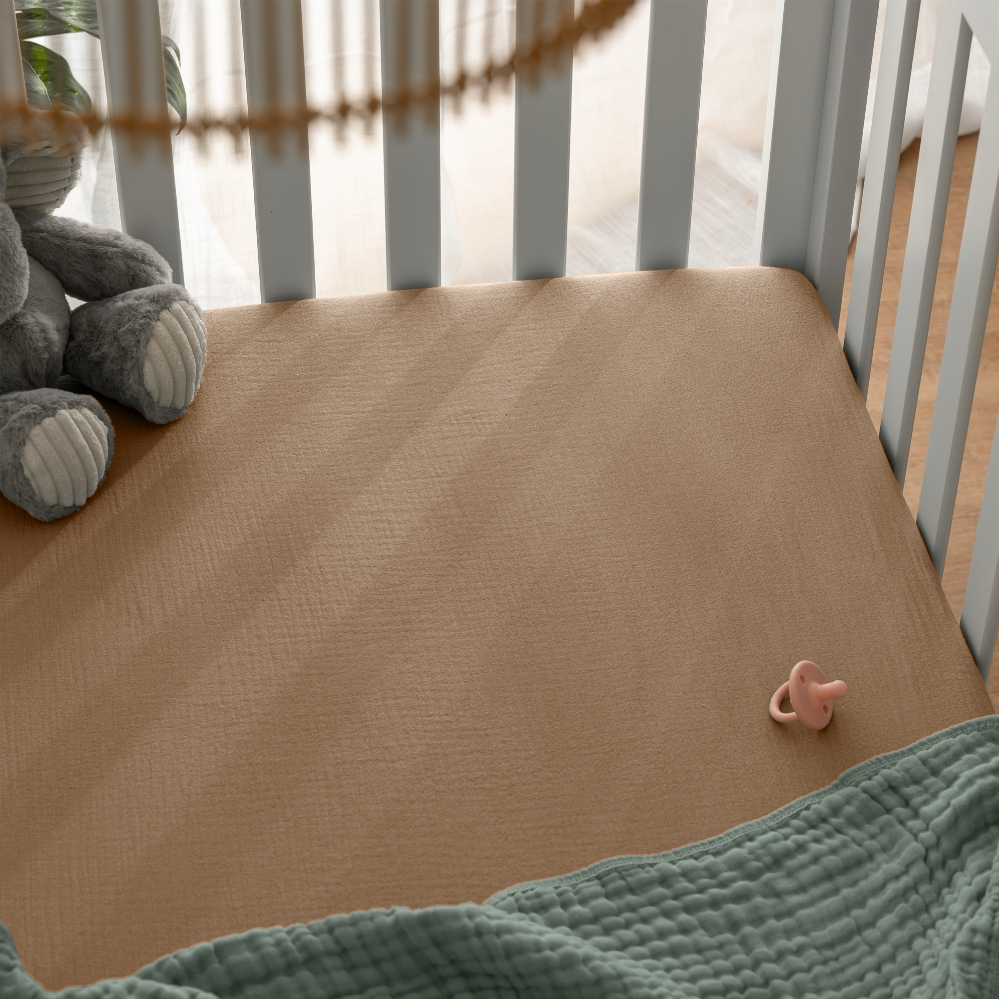 Comfy Cubs - Wholesale Cot/Crib Sheets - Muslin Cotton Fitted Crib Sheet, Soft Snug Fit by Comfy Cubs10