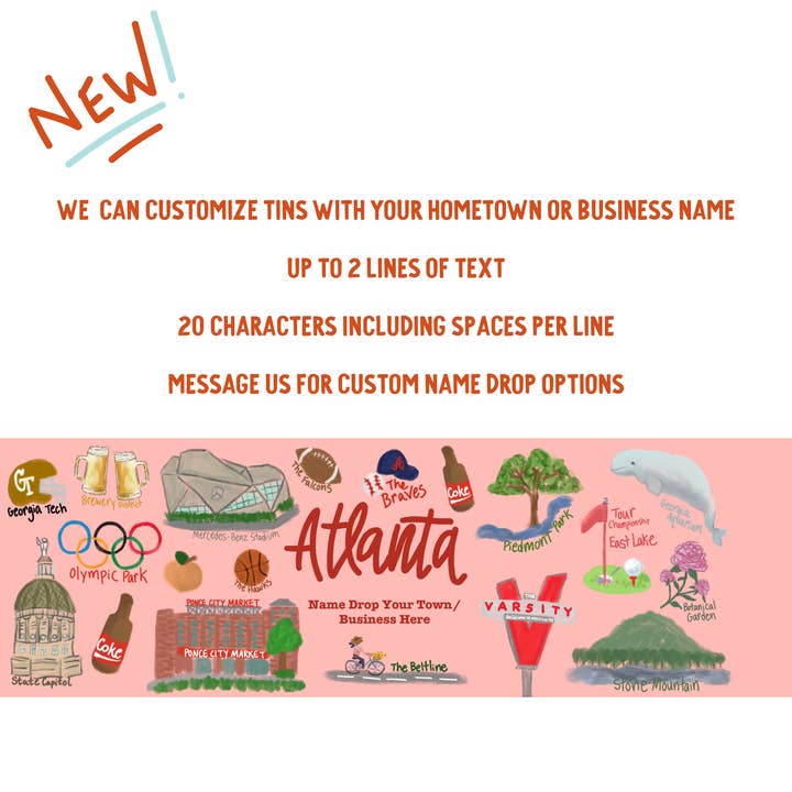 Watanut - Wholesale Cookie - Atlanta Gift Tin | Gourmet Shortbread Cookies or Nuts13