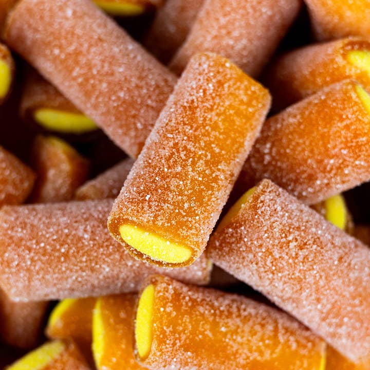Sweetish- Swedish Candy Wholesale – Gomas por atacado – Tubos de manga azeda e maracujá Vidal Sweden 6.61lbs