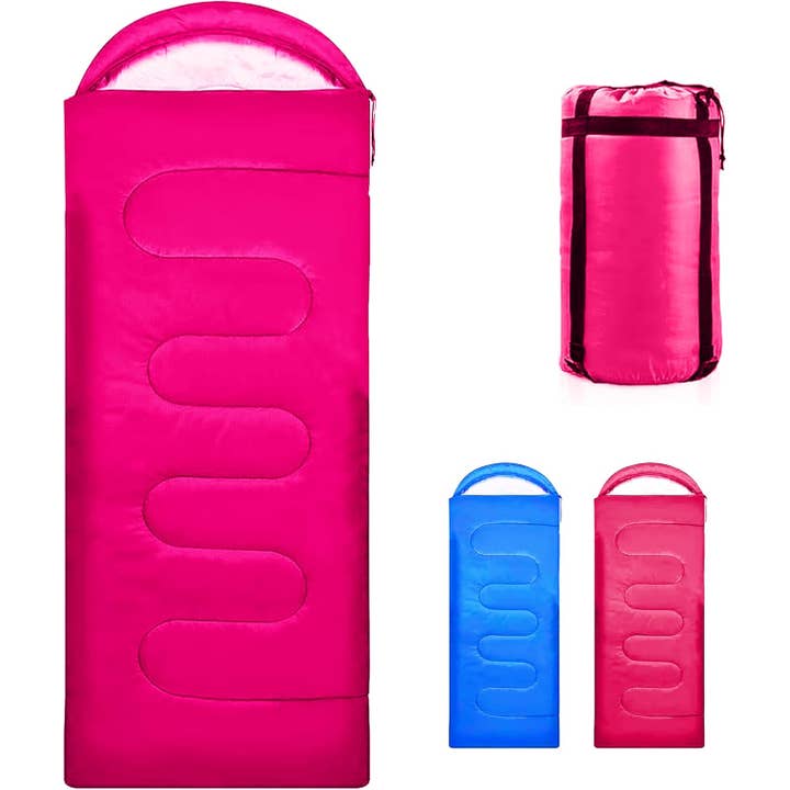 Sleeping Bag for Adults Kids Boys & Girls for Winter, PINK and other Purchase Wholesale ripstop material. Free Returns & Net 60 Terms on Faire trending on Faire.