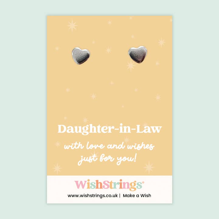 Nuera - Pendientes de Corazón | J095 para venta al por mayor de WishStrings