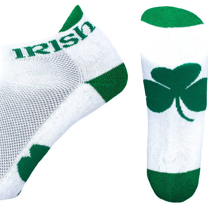 Irish White Footie Socks for wholesale by Donegal Bay