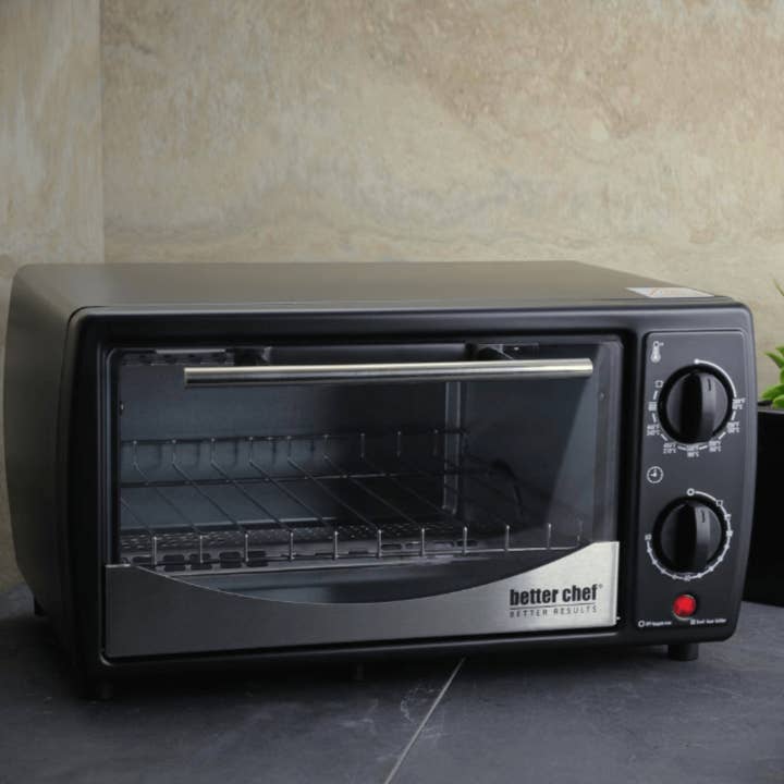 JupiterGear Home - Wholesale Toaster - Better Chef 9L Toaster Oven Broiler with Slide-Out Rack9