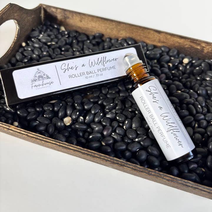 She's a Wildflower Roller Ball Perfume for wholesale by Farmhouse Fragrance