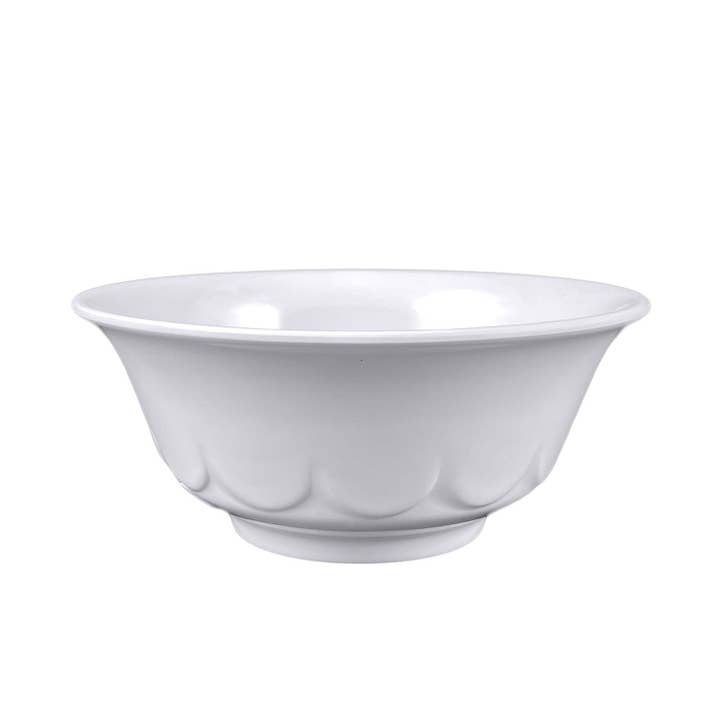 Bol festonné Imperial de 53 oz et 8 1/4 po, mélamine, paq. de 6 pour la vente par KT Supply