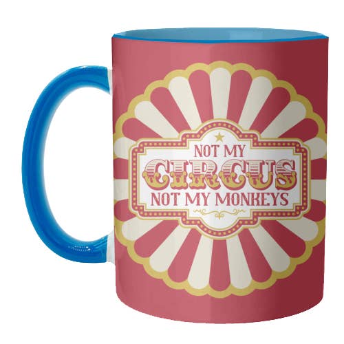ART WOW - Wholesale Coffee mug - Mugs 'Not My Circus Not My Monkeys'3