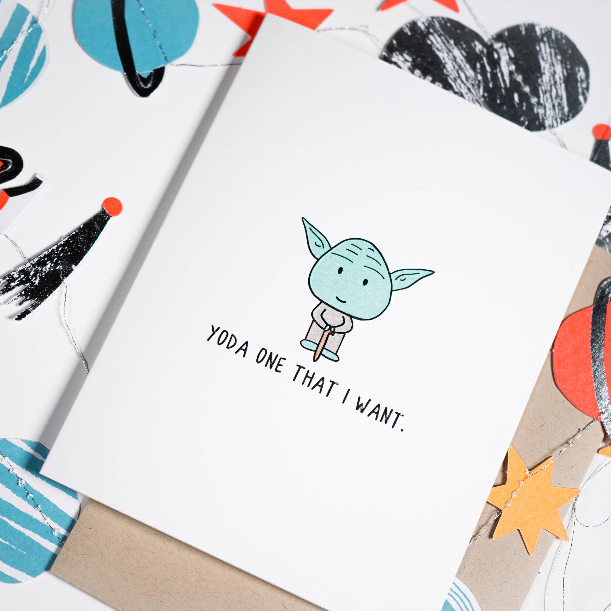 rockdoodles – wholesale Valentine's Day card – Yoda One That I Want | Valentine's Day Card1