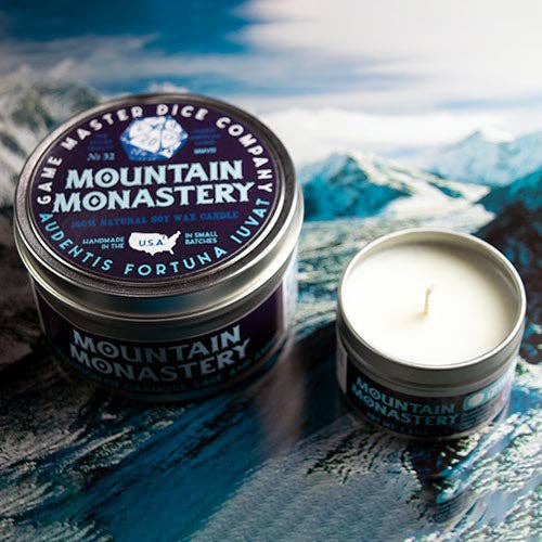 Game Master Dice - Wholesale Travel Candles - Mountain Monastery Gaming Candle8