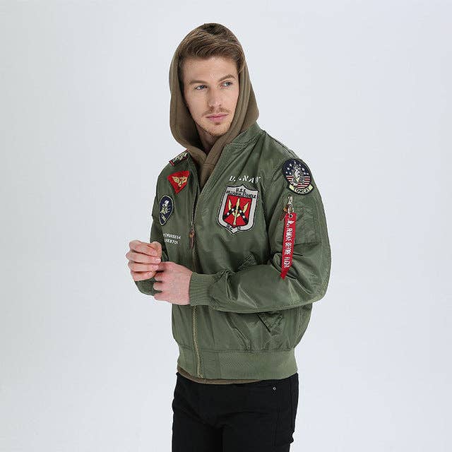 Ecovear - Wholesale Bomber Jacket - Men's - Flight Men's Bomber Jacket1