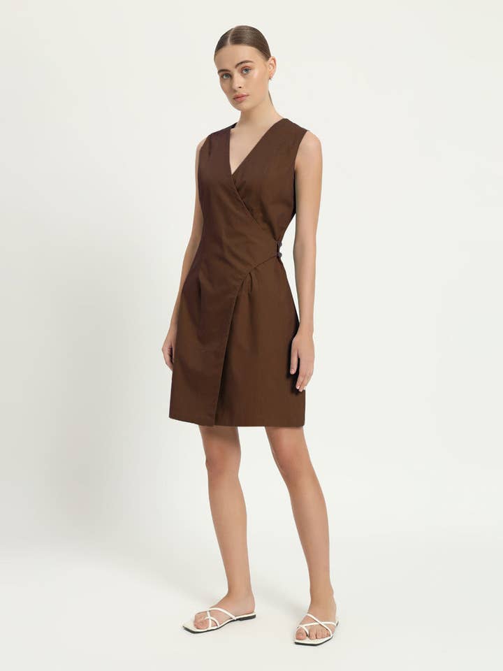 The Augsberg Nutshell Cotton Dress for wholesale by Thevasa