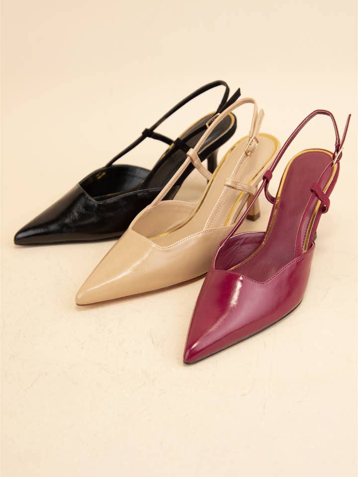 CCOCCI - Wholesale Hakschoenen - Dames - MINDY-11 PUNTIGE SLINGBACK HAKKEN MET NAALDHAK4