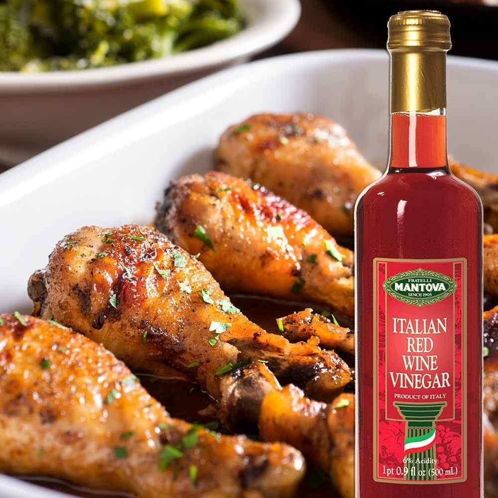 Fine Italian Food - Wholesale Vinegar - Mantova Italian Red Wine Vinegar, 17 fl. oz.1
