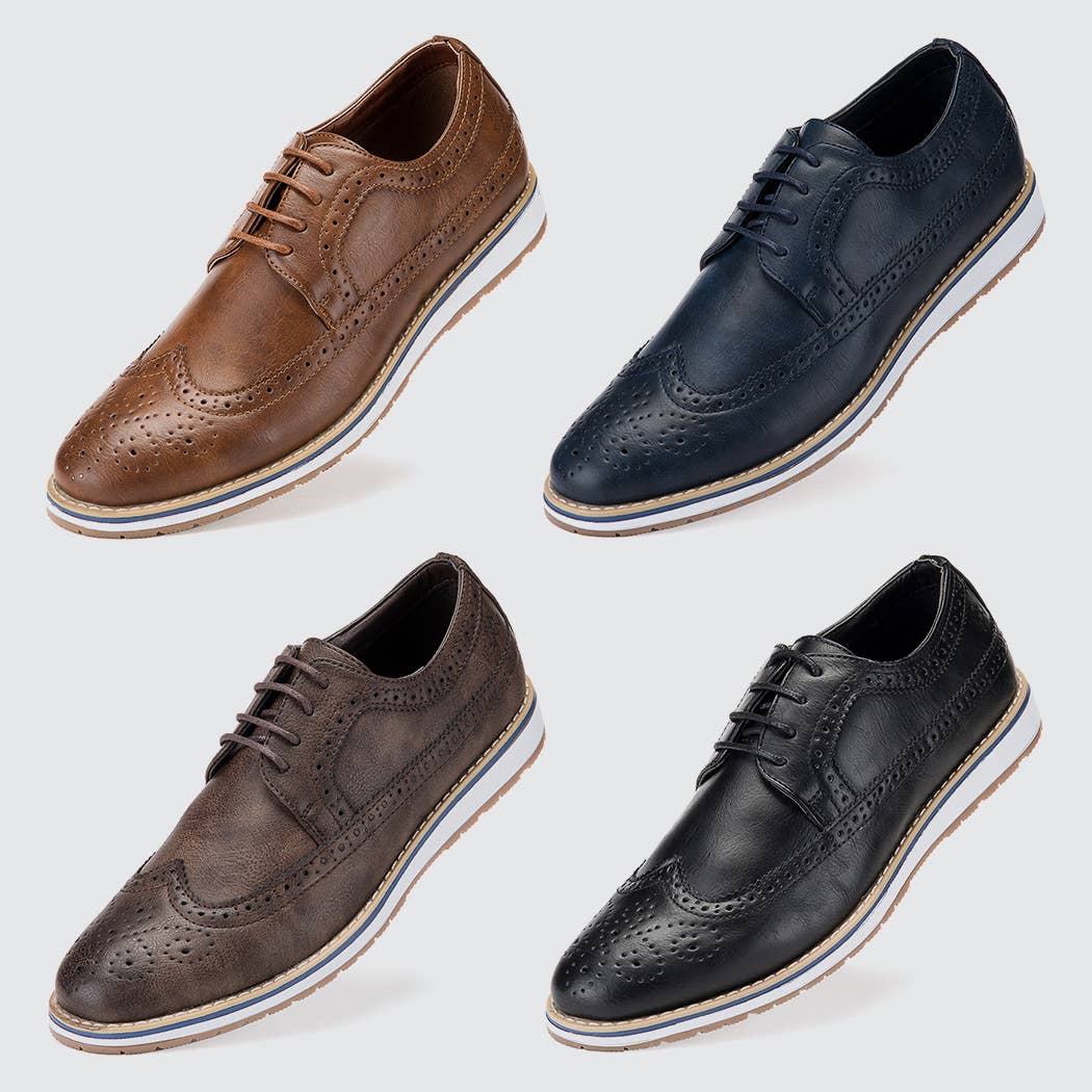 Wholesale Ornate Wingtip Oxford Shoes for your store - Faire