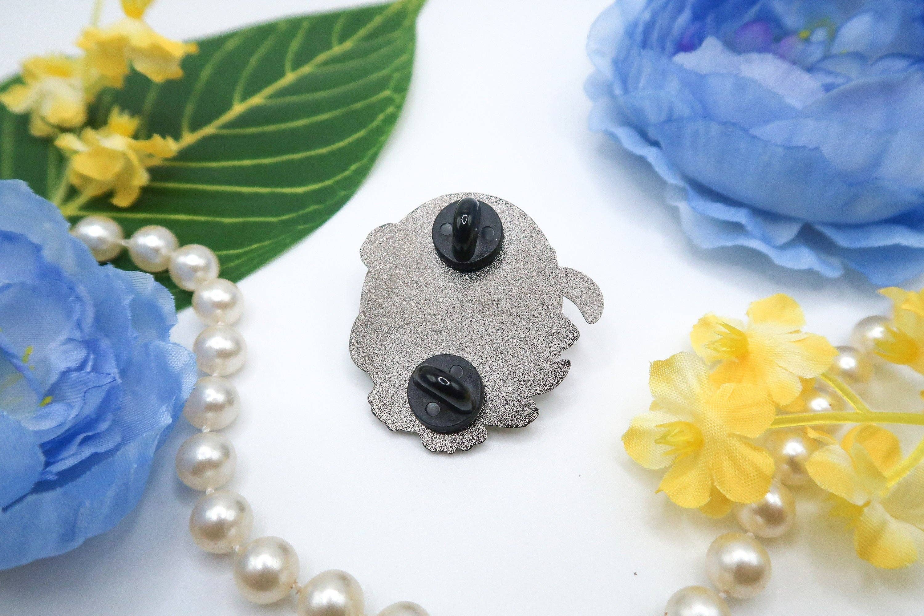 Geekly Whimsical - Wholesale Lapel Pin/Button - Dapper Dinos - Dorthea Raptor Enamel Pin7