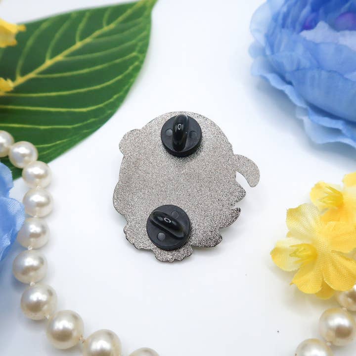 Geekly Whimsical - Wholesale Lapel Pin/Button - Dapper Dinos - Dorthea Raptor Enamel Pin7