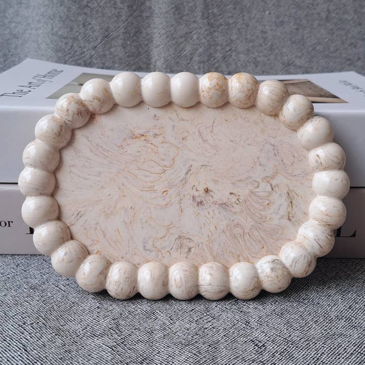 Tallrik Bubble Höst - Oval för wholesale av Flor de Luz | Velas & Decoração