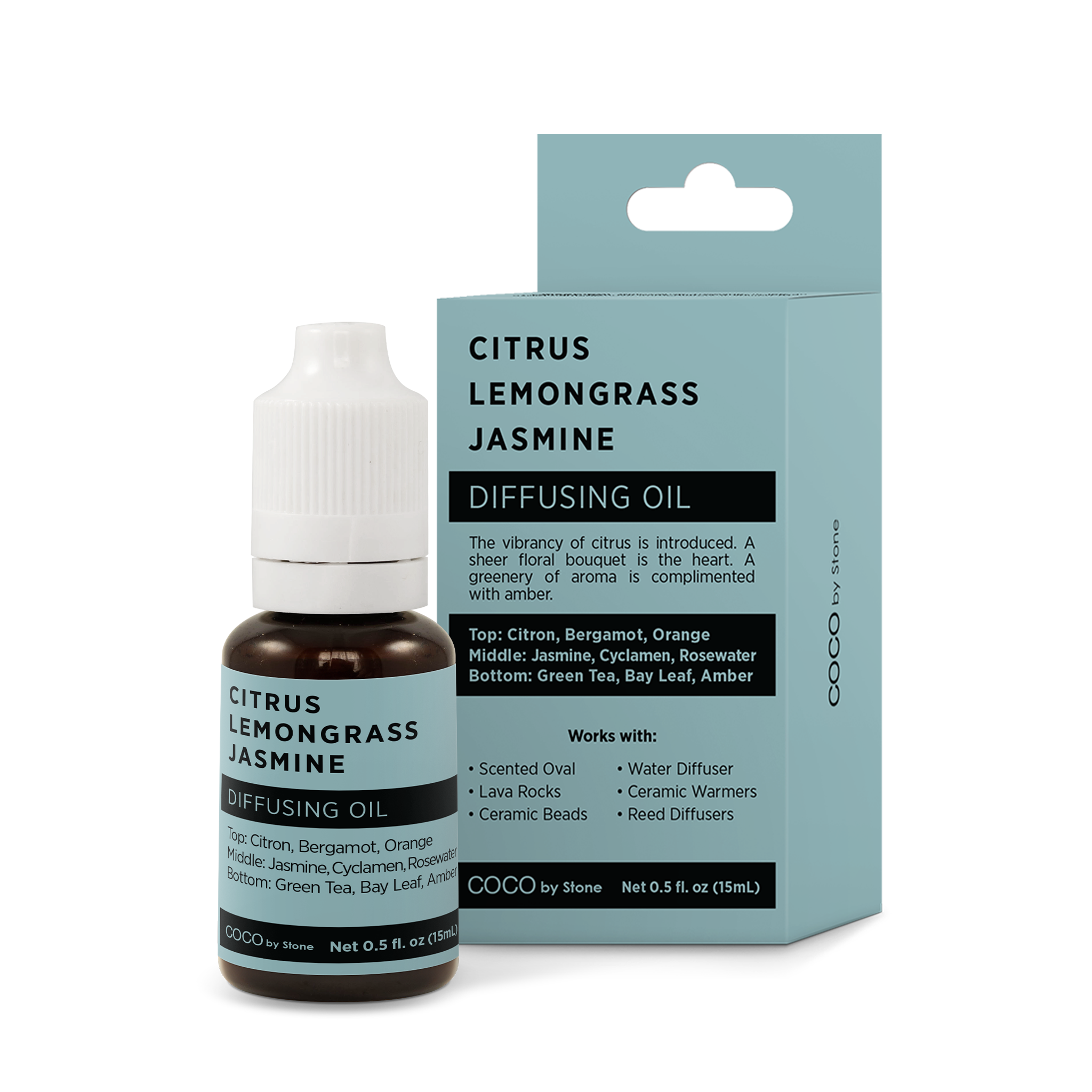 ENVIRONMENT - Wholesale Diffuser fragrance refill - Diffusing Oil Citrus | Lemongrass | Jasmine0