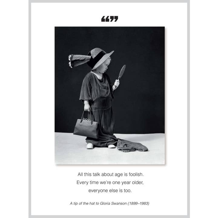 The Borealis Press Inc - Vente Cartes d'anniversaire - Parler de l'âge Carte de vœux d'anniversaire